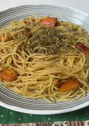 スパゲティ・にんじんのグラッセ-レシピのメイン写真