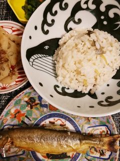鮎の炊き込みご飯-レシピのメイン写真