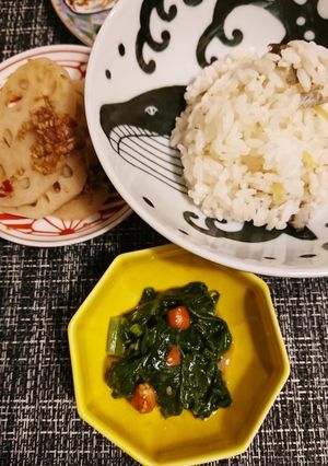 つるむらさきとピーナッツ味噌和え-レシピのメイン写真