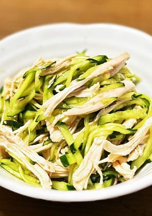 レンジで超簡単 鶏肉ときゅうりの棒棒鶏-レシピのメイン写真