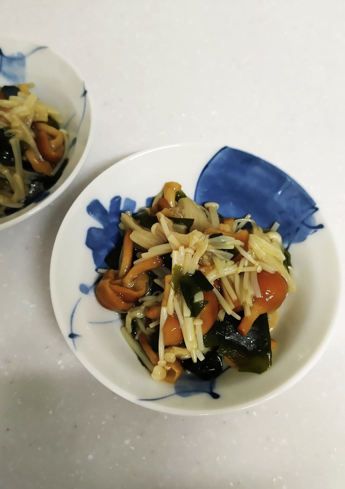 えのきとなめことわかめの中華風和えもの-レシピのメイン写真