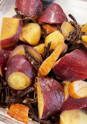 わらびとさつまいもの煮物-レシピのメイン写真