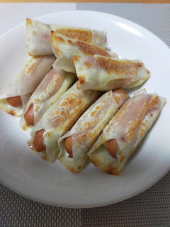 餃子の皮のウィンナー巻き-レシピのメイン写真
