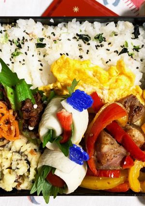 7/15 よっちゃん　豚肉ソテー弁当-レシピのメイン写真