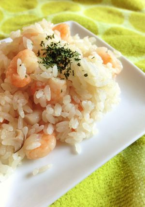 炊飯器で簡単！うまいっ！えびピラフ*-レシピのメイン写真