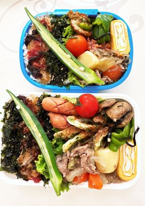 子供達のお弁当2023.07.25-レシピのメイン写真