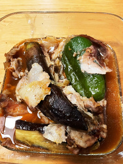 まるごとピーマンのレンチン煮浸し-レシピのメイン写真