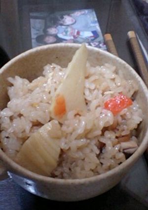 美味さにびっくり！具だくさんたけのこご飯-レシピのメイン写真