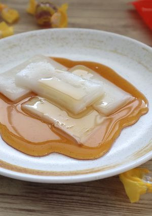 介護食　お月見みたらしもち（カンロ飴）-レシピのメイン写真