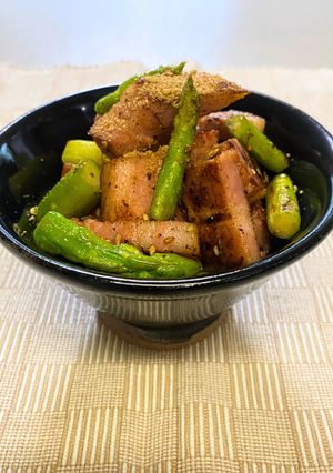 アスパラベーコン炒め-レシピのメイン写真