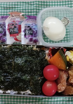 のり唐弁当(7.25)-レシピのメイン写真