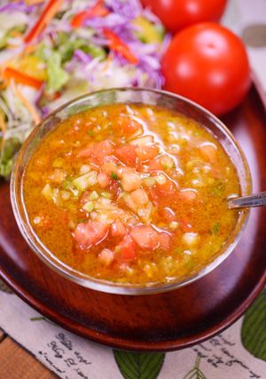トマトたっぷり☆食べるドレッシング-レシピのメイン写真