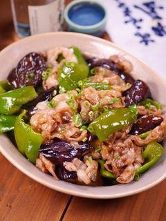 豚肉となすとピーマンの甘酢炒め-レシピのメイン写真