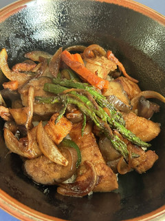 山賊焼風スタミナ豚丼-レシピのメイン写真