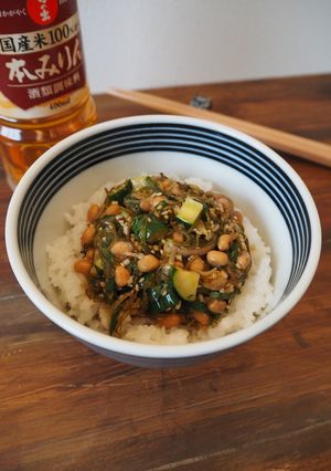 ご飯が進む！山形郷土料理「だし」風納豆丼-レシピのメイン写真