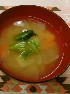 具だくさんの味噌汁-レシピのメイン写真