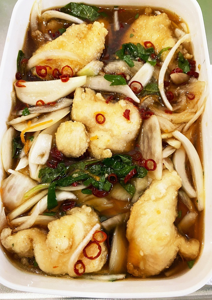鷄ムネ肉のシソ南蛮漬け-レシピのメイン写真