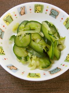 【保育所給食】キャベツと胡瓜の中華和え-レシピのメイン写真