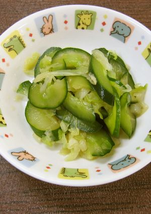 【保育所給食】キャベツと胡瓜の中華和え-レシピのメイン写真