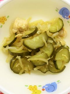 【保育園】もやしときゅうりの中華和え-レシピのメイン写真