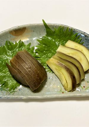 新潟黒十全ナスの刺身風-レシピのメイン写真