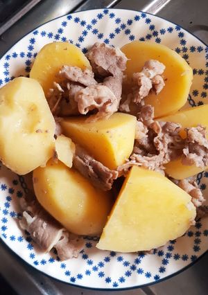 簡単★ジャガイモと豚バラ肉の煮付け-レシピのメイン写真