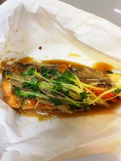 レンジでチン♪鮭の包み焼き(味噌味)-レシピのメイン写真