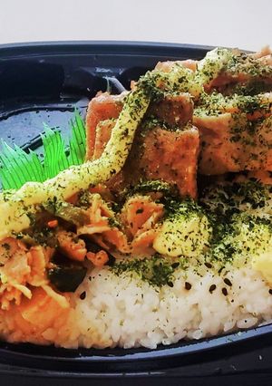«“豚肉チキンステーキガリバタ増々味”»-レシピのメイン写真