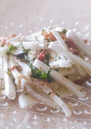 長芋とちくわの梅和え★夫の大好物★晩酌用-レシピのメイン写真