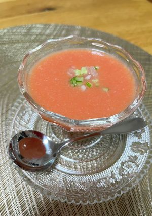 スイカのガスパチョ-レシピのメイン写真