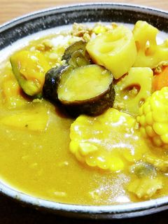 夏野菜ゴロゴロカレー♪-レシピのメイン写真