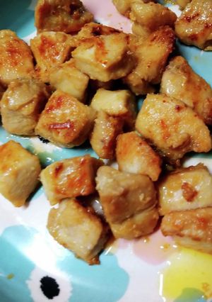鶏胸肉のサイコロステーキ-レシピのメイン写真