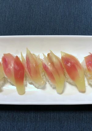 茗荷のにぎり寿司-レシピのメイン写真