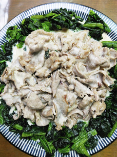 生クリーム好きの豚肉ほうれん草-レシピのメイン写真