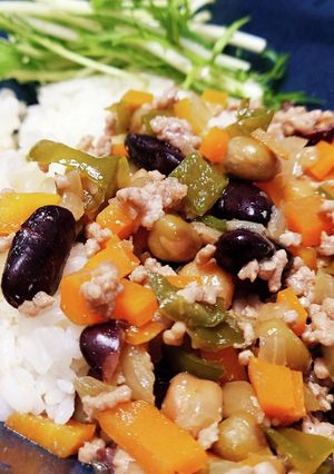 簡単ひき肉炒め-レシピのメイン写真