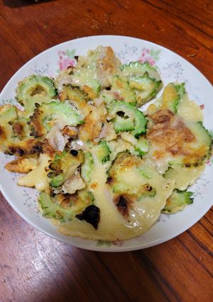 ゴーヤと豚肉のチヂミ-レシピのメイン写真