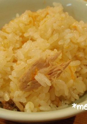 ツナと人参のすぐ出来る♪炊き込みご飯-レシピのメイン写真