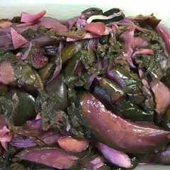 A picture of 梅酢で！しば漬け.