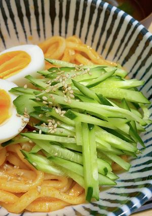 混ぜるだけピビンうどん-レシピのメイン写真
