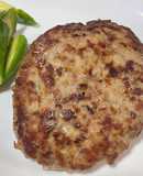 粗挽き牛肉と豚ひき肉の肉肉ハンバーグ