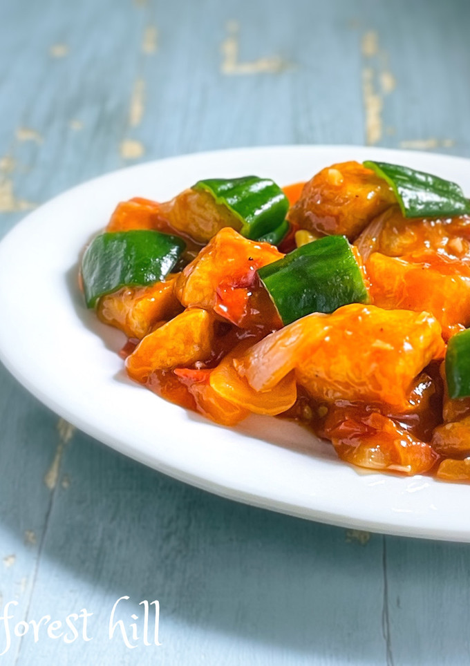 番茄炒豆腐（豆腐とトマトの中華炒め）-レシピのメイン写真