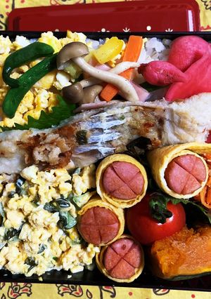 7/26 よっちゃん　鱈ムニエル弁当-レシピのメイン写真