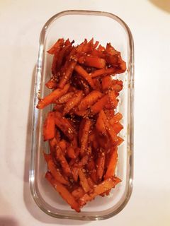 人参の味噌炒め-レシピのメイン写真