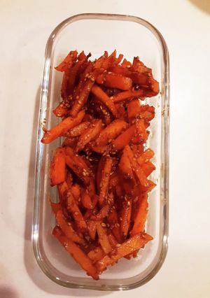 人参の味噌炒め-レシピのメイン写真