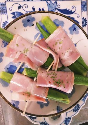 オクラのベーコン巻き-レシピのメイン写真