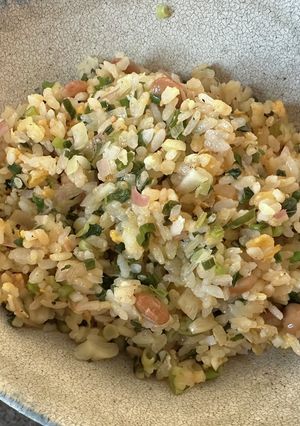 ミョウガの納豆チャーハン-レシピのメイン写真
