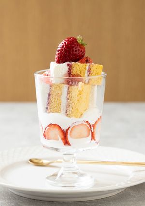 低糖質いちごパフェ-レシピのメイン写真