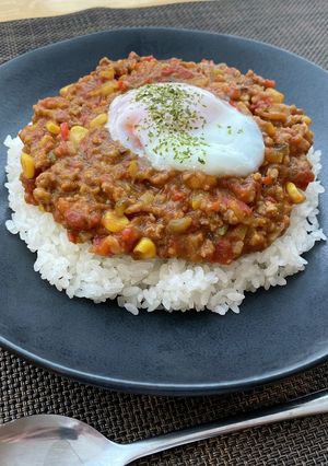 夏野菜たっぷり！キーマカレー-レシピのメイン写真