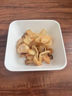 鶏ササミとしめじの甘酢炒め-レシピのメイン写真