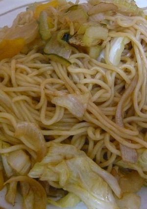 ベジタリアンのための野菜焼きそば-レシピのメイン写真